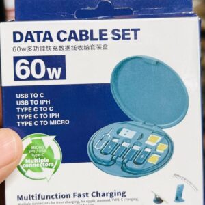 New Data Cable Storage Box | 60W Fast Charging | Multifunctional Mobile Phone Holder & Organizer