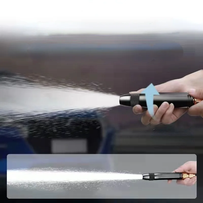 Plastic High Quality Black Nozzle | Spray Nozzle For Car, Watering Flowers, Washing Glass, Water Column | Tap Nozzle High Pressure - Image 3