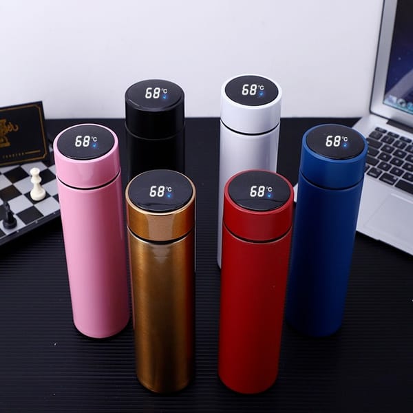 Temperature Display Thermos Water Bottle 500ML Stainless Steel Insulated Hot and Cold Flask with LED Display (Random Colors) - Image 2