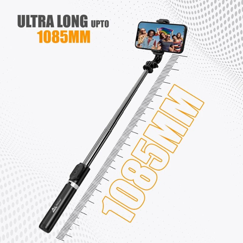 NeePho P170S Selfie Stick Tripod | Extendable , Bluetooth Remote, Universal Smartphone Mount | Durable Metal Build & Lightweight Design - Image 4