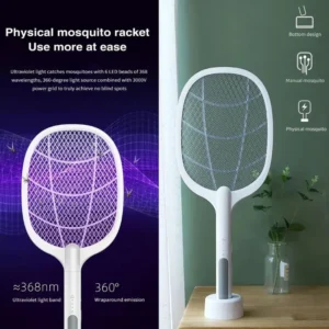 Nova USB Rechargeable Mosquito Racket | ME-903 Model | | Electric Insect Killer Swatter | For Indoor & Outdoor Use