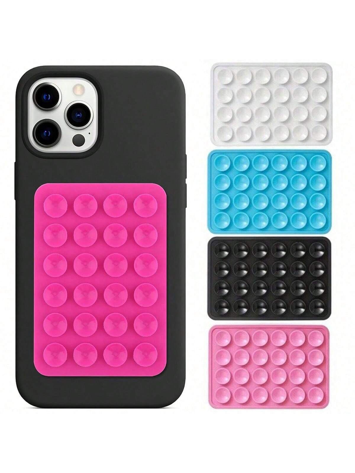 Stick & Grip Suction Cup Phone Holder | Reusable Silicone Pad | Random Color - Image 5