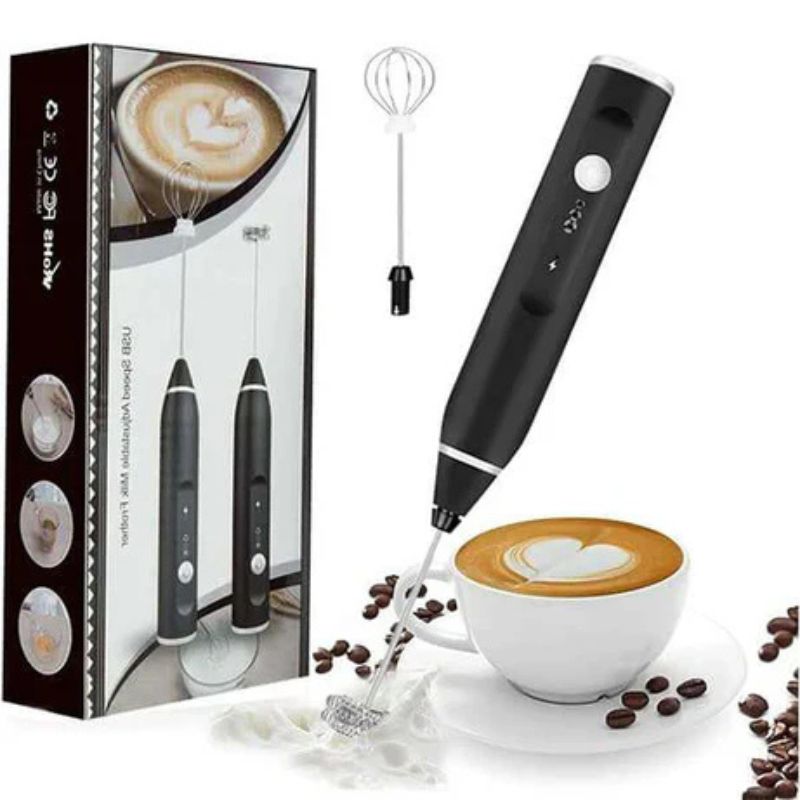 Rechargeable Electric Coffee Frother & Egg Beater | High-Speed Handheld Mixer with USB Charging - Image 5
