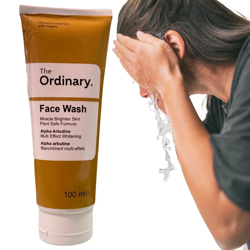 Ordinary Face Wash with Alpha Arbutin | Hydrating Cleanser for All Skin Types (100ml) - Image 4