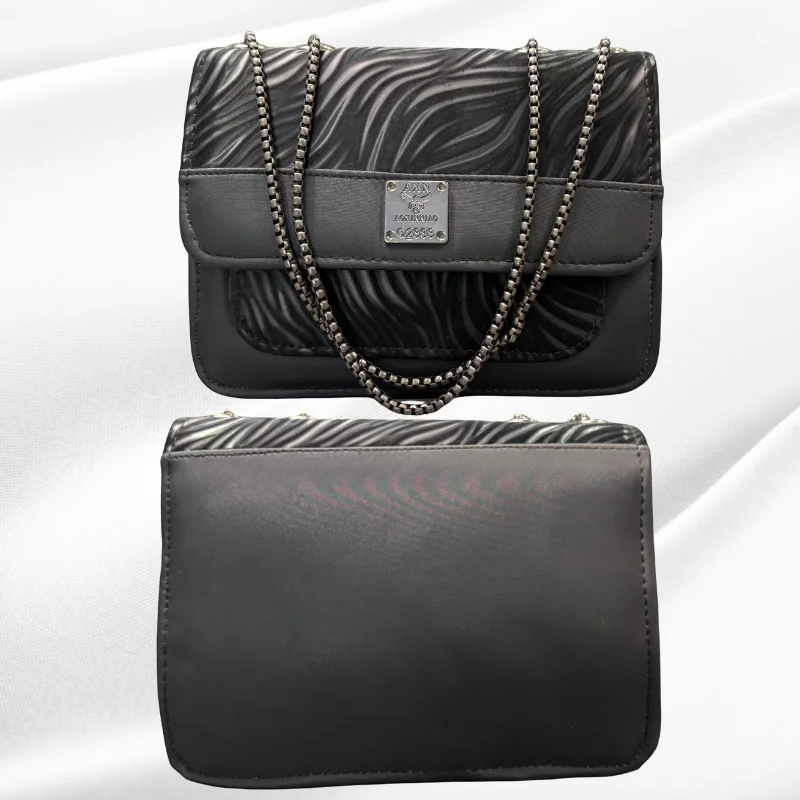 Luxury Women’s Shoulder Bag in Charcoal Black Faux Leather for Casual, Work, and Formal Use - Image 2