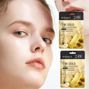Pack of 2 | O’Mayln 24K Gold Firming Essence Mask 30ml | Skin Firming & Anti-Aging Treatment