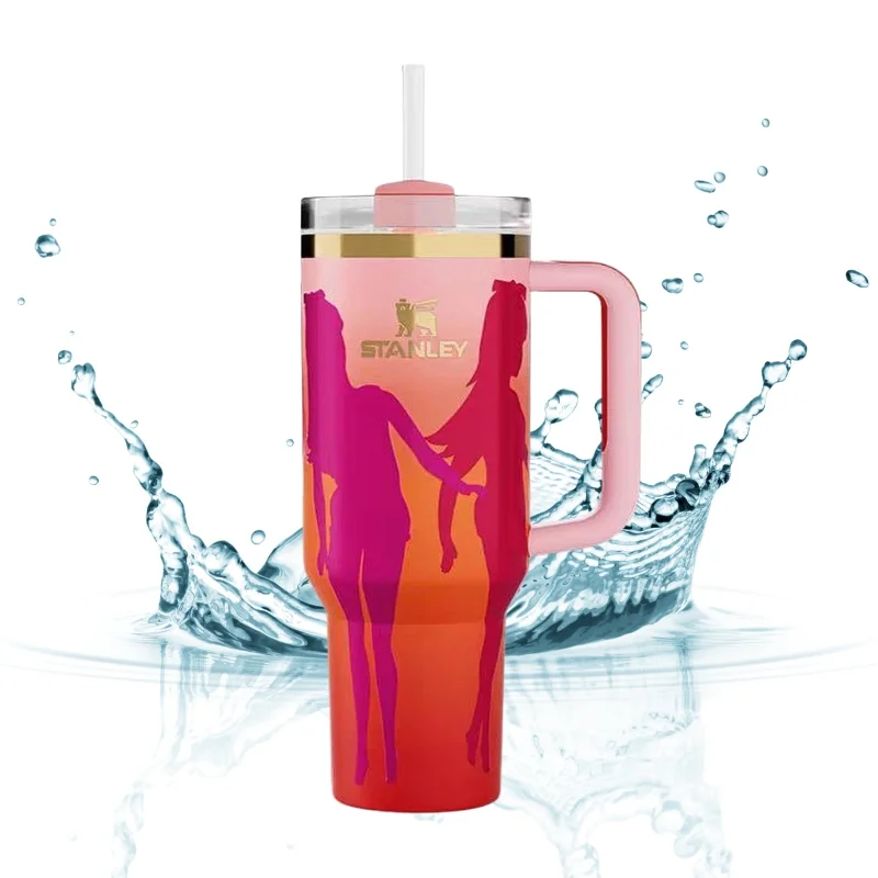 Pink Barbie Stanlay Tumbler | H2.0 Tumbler 1.18L Limited Edition Double Wall Vacuum Insulated - Image 2