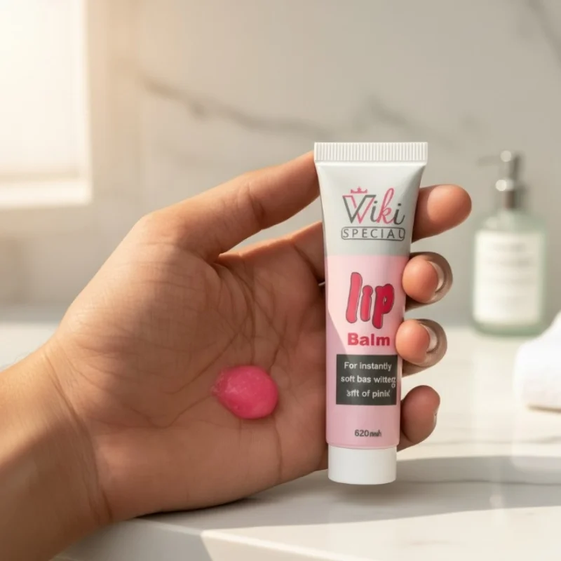 Wiki Special Pink Color Lip Balm 20ml Moisturizing Natural Tint Smooth Hydrating Formula for Soft Lips - Image 2