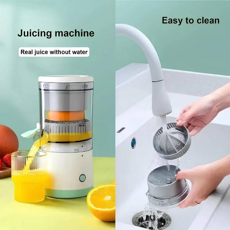 Portable Electric Citrus Juicer | USB Rechargeable Hands-Free Fruit Extractor for Fresh Juice Anywhere - Image 6