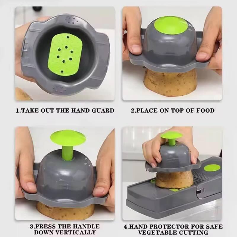 16-in-1 Mandoline Slicer & Vegetable Chopper | Multifunctional Food Cutter & Grater - Image 6