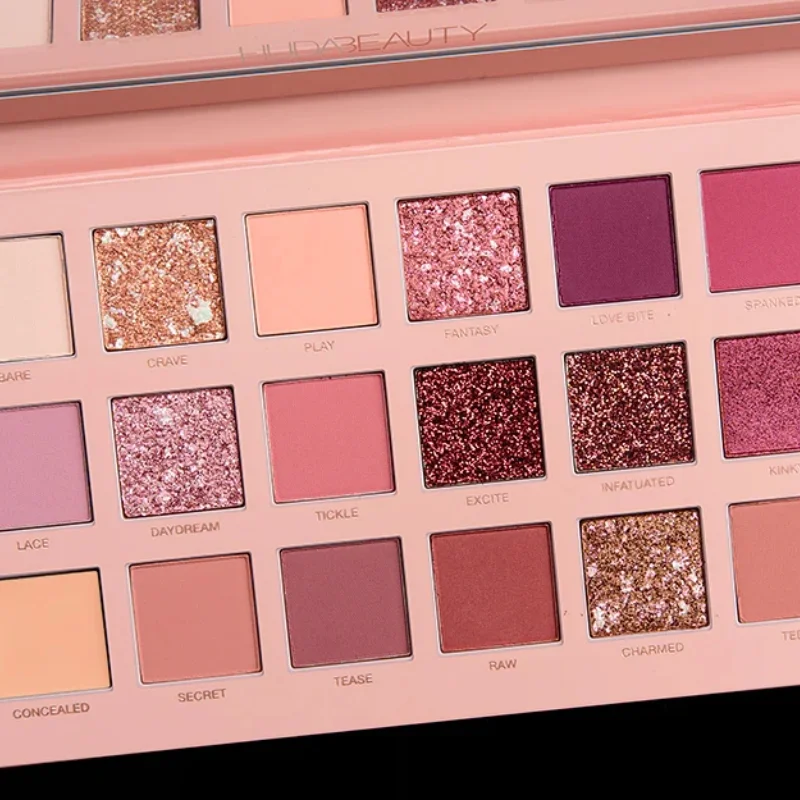 18 Colors Nude Eyeshadow Palette | Matte & Shimmer Pigmented Shades, Long-Lasting - Image 7