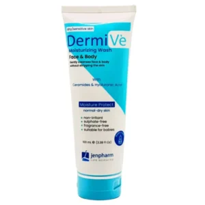 DermiVe Moisturizing Wash Face & Body 100ml | Jenpharm