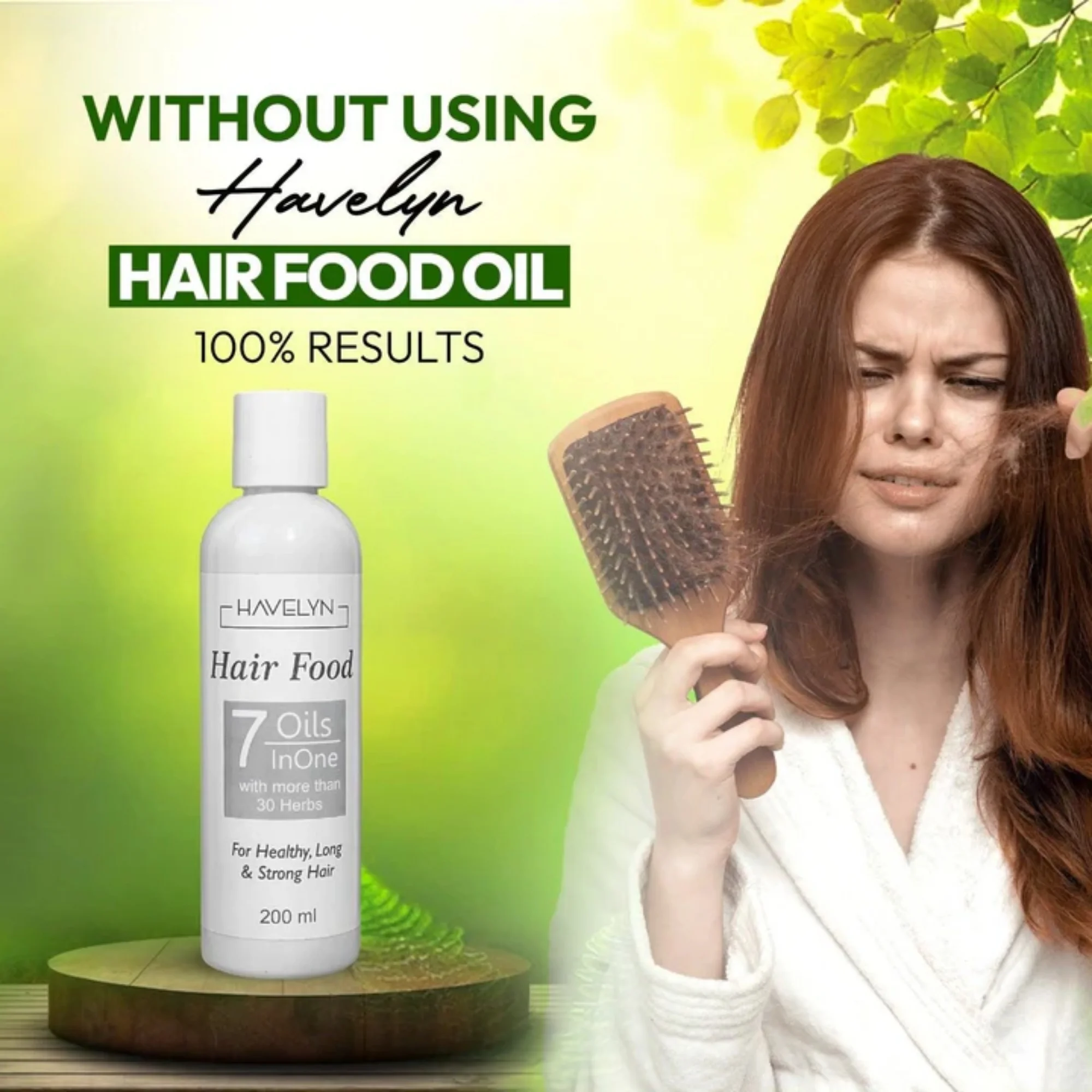 Havelyn Hair Food Oil 200ml | 7 Oils & 30+ Herbal Extracts for Strong & Healthy Hair - Image 8