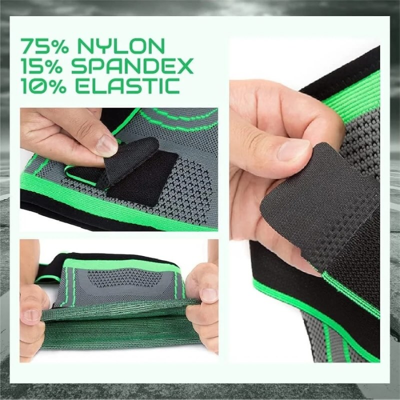 Adjustable 3D Knee Support Band with Patella Gel Pad & Anti-Slip Grip - Image 4
