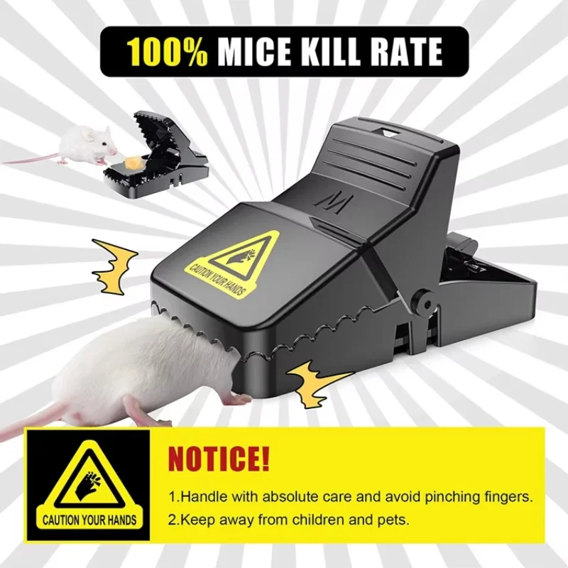 Heavy Duty Plastic Mouse Trap | Reusable Mouse Catcher | Best Quality Rodent Trap - Image 3