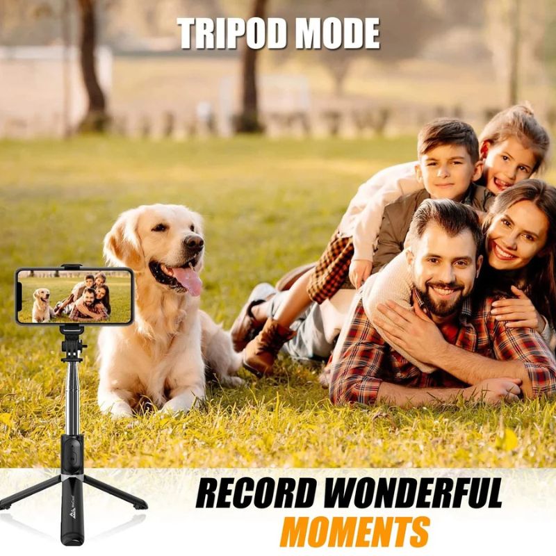 NeePho P170S Selfie Stick Tripod | Extendable , Bluetooth Remote, Universal Smartphone Mount | Durable Metal Build & Lightweight Design - Image 8