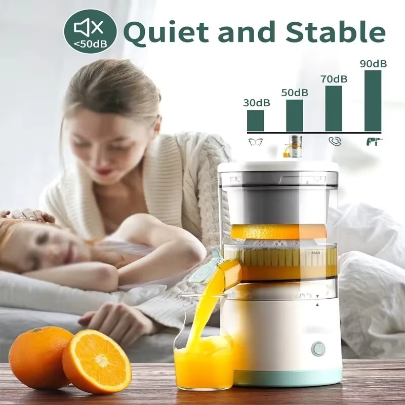 Portable Electric Citrus Juicer | USB Rechargeable Hands-Free Fruit Extractor for Fresh Juice Anywhere - Image 3