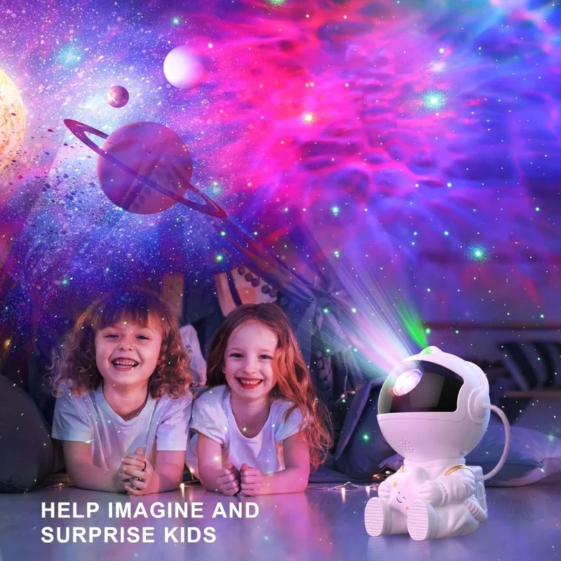 Mini Astronaut Galaxy Projector | Star & Nebula Night Light with Remote Control | Astronaut Galaxy Lamp - Image 3