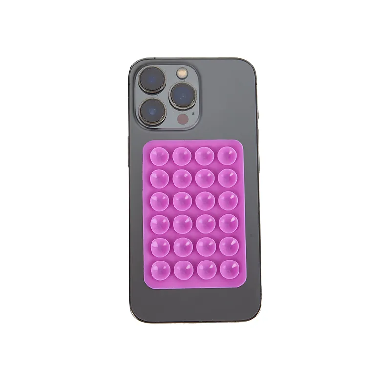Stick & Grip Suction Cup Phone Holder | Reusable Silicone Pad | Random Color - Image 2