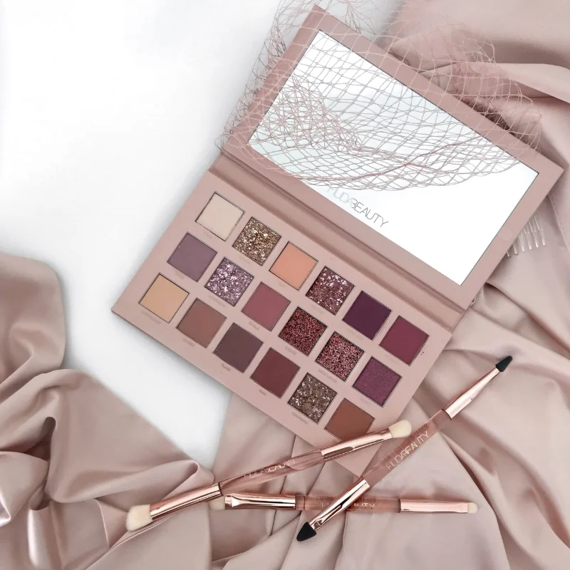 18 Colors Nude Eyeshadow Palette | Matte & Shimmer Pigmented Shades, Long-Lasting - Image 3