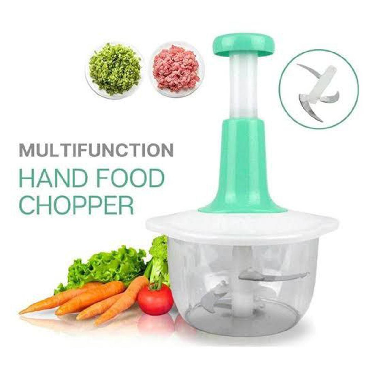 2L Manual Hand Push Chopper & Multifunctional Mixer | Vegetable Chopper, Meat Grinder, and Baby Food Maker - Image 2