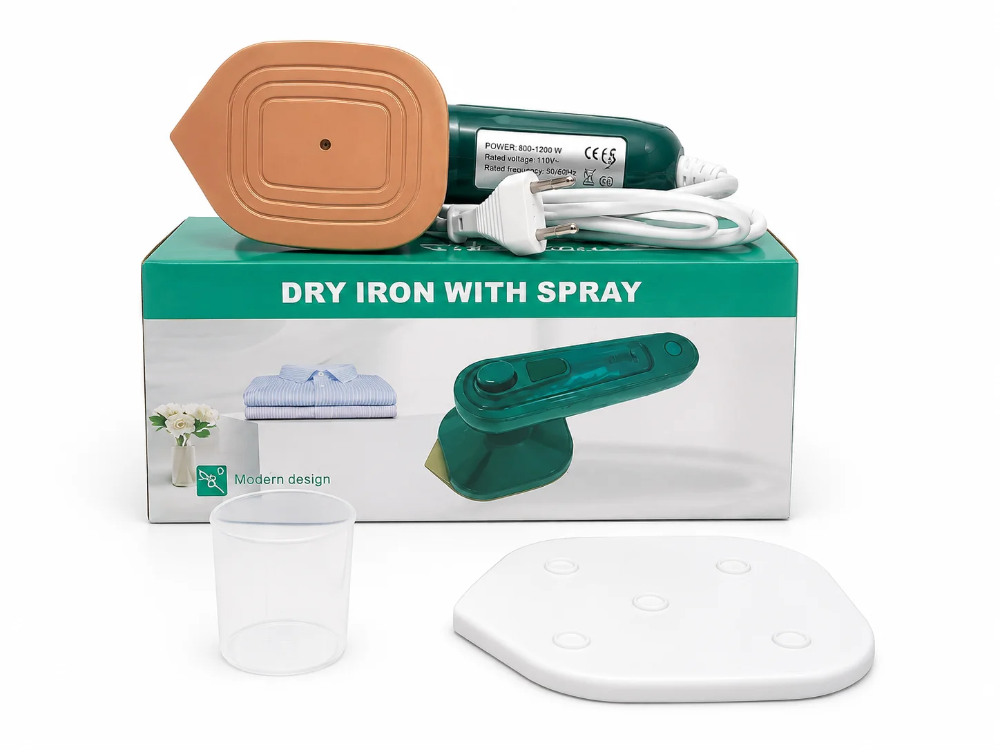 Portable Mini Steam Iron | Handheld Garment Steamer Wrinkle Remover Travel-Friendly - Image 10