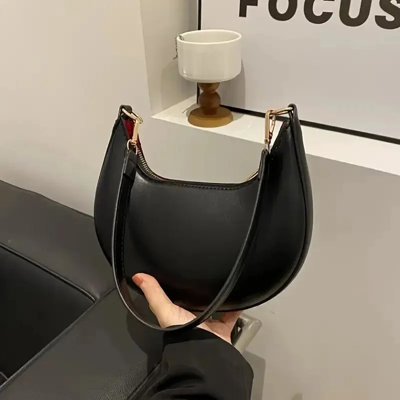 Black Luxury Fashion Hand Bag for Girls & Ladies | Stylish Shoulder & Crossbody Bag | Long Strap - Image 5