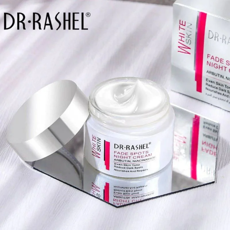 Dr. Rashel White Skin Fade Spots NIGHT Cream | Brightening & Hydrating Night Formula with Arbutin & Niacinamide | Imported - Image 8