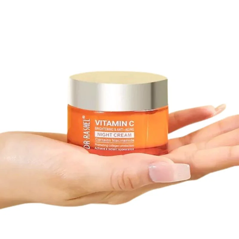 Dr. Rashel Vitamin C Brightening & Anti-Aging NIGHT Cream | Deep Repair & Skin Renewal Moisturizer (50 g) | Imported - Image 2