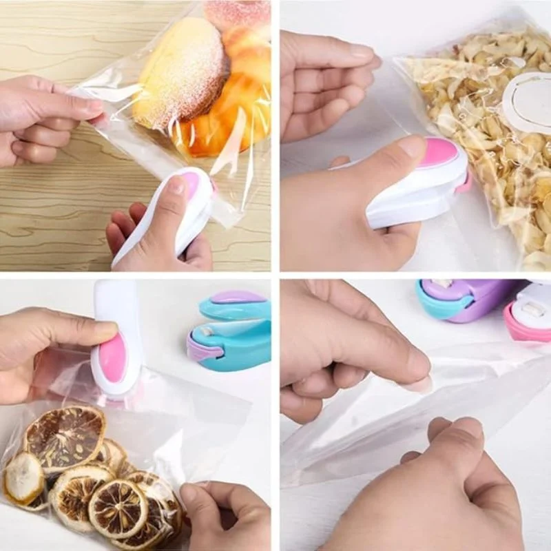 Portable Mini Heat Sealing Machine | Snack Bag Sealer | Handheld Resealer | Random Color - Image 7
