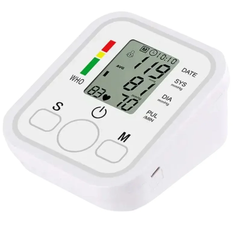 Digital Blood Pressure Monitor | Upper Arm Automatic BP Machine with Large LCD Display, Memory Storage & Voice Function for Home Monitoring - Image 2