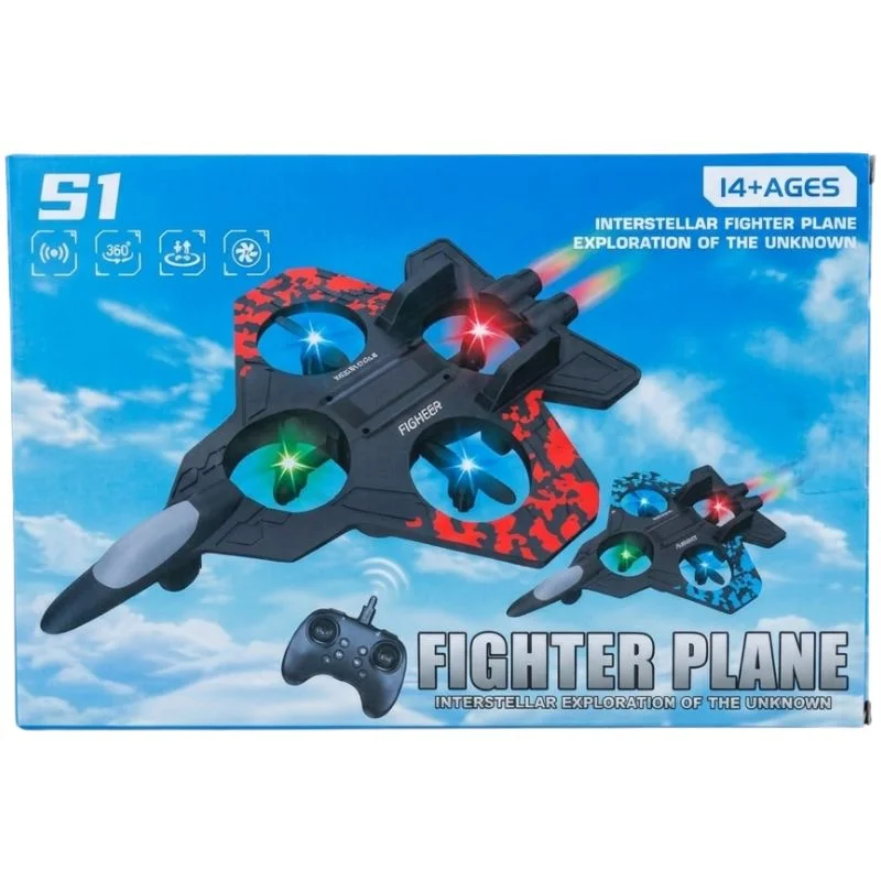 Premium RC Fighter Jet Plane 2.4 | Remote Control Foam Airplane Toy with Lights & 3D Stunt Glider - Image 8