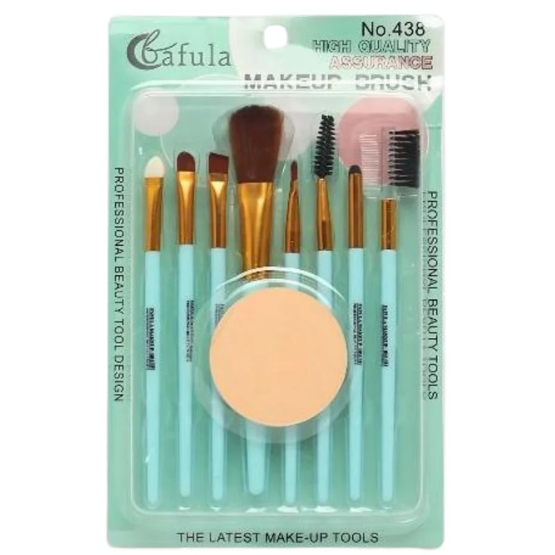 9 PCS Makeup Brush Set | Professional Beauty Tools for Foundation, Blending, Contouring & Eyeshadow | Soft Synthetic Bristles | Pink - Image 5