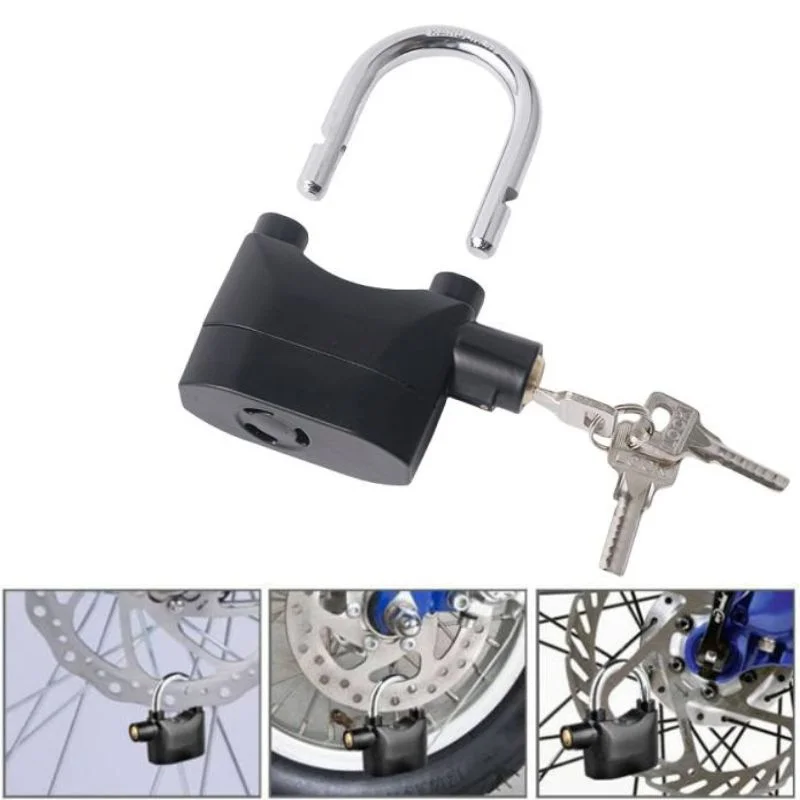 High-Security Gembok Alarm Lock | Waterproof Siren Padlock for Bike, Scooter & Door Protection - Image 5