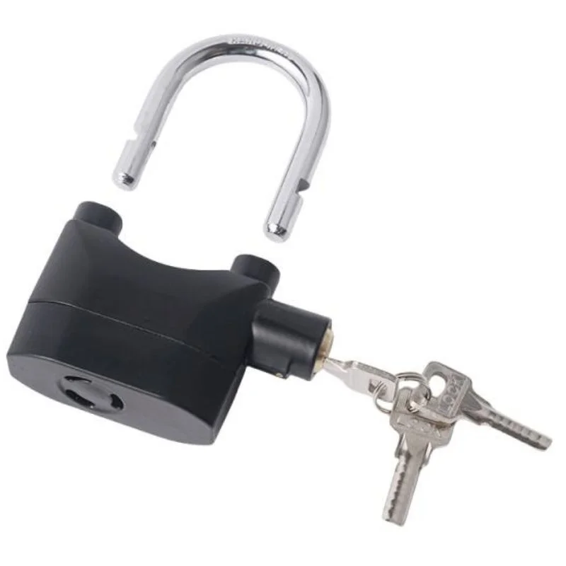High-Security Gembok Alarm Lock | Waterproof Siren Padlock for Bike, Scooter & Door Protection - Image 2
