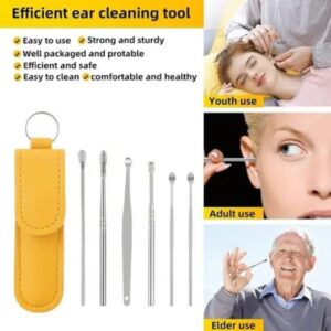 6-Piece Ear Wax Cleaning Kit | Portable & Easy to Use