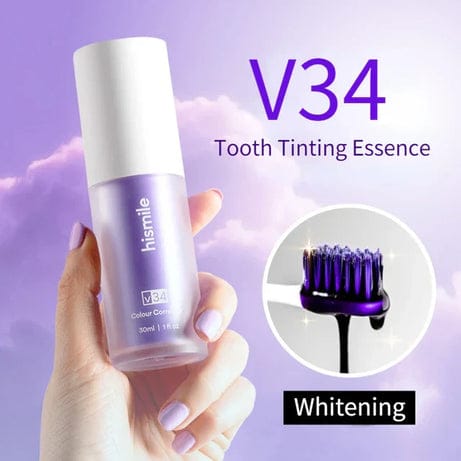 Hismile V34 Teeth Whitening Color Corrector Serum | Instant Brightening Solution 30ml - Image 3