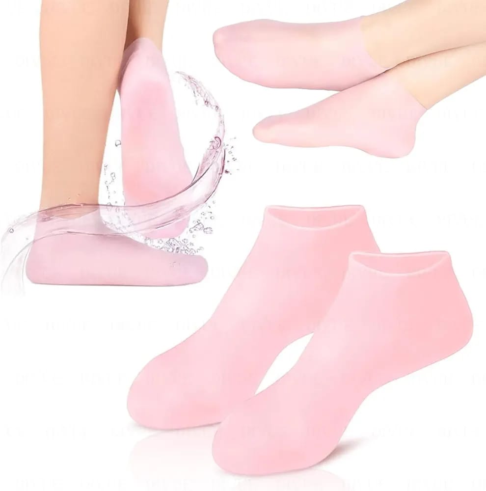 Silicone Jelly Socks | Ultra-Moisturizing Gel Foot Care & Spa Therapy | Without Box - Image 2