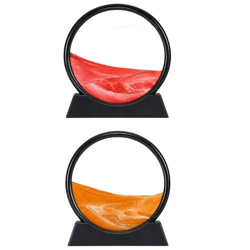 Moving Sand Art Picture | 3D Dynamic Deep Sea Sandscape with Display Stand | Random Color - Image 6