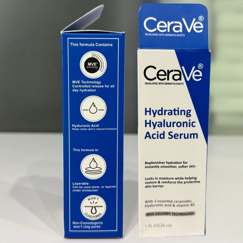 CeraVe Hyaluronic Acid Face Serum 30ml | Hydrating, Barrier-Repair & Anti-Aging - Image 2