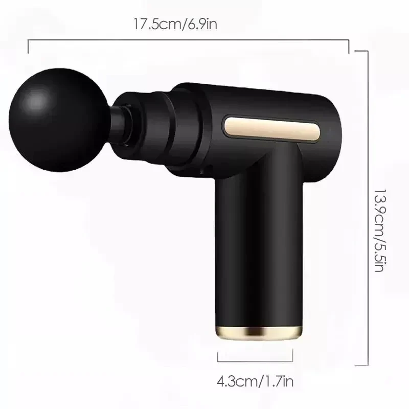 Portable Deep Tissue Massage Gun | Adjustable Speeds | Lightweight, Quiet & Ergonomic - Image 4