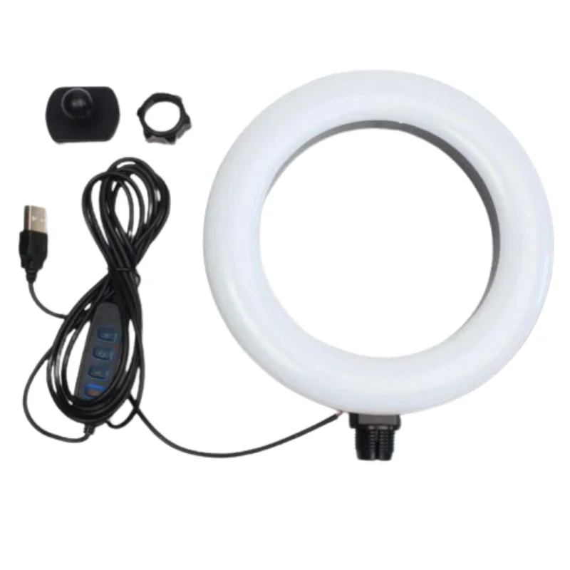 6-Inch Multi-Position Fill Light | Selfie Ring Light with Tripod Stand & Phone Holder | 3 Color Modes | USB Powered | Multicolor - Image 7