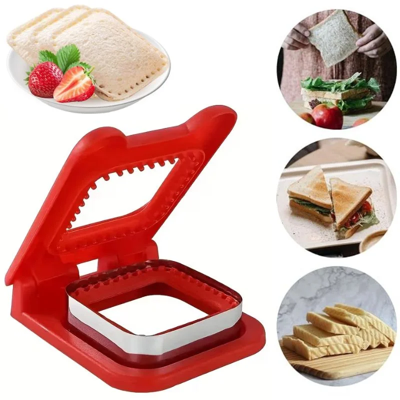 2-in-1 Sandwich Cutter & Sealer | Kids Bread Cutter, Decruster & Uncrustable Sandwich Maker | Random Color - Image 8