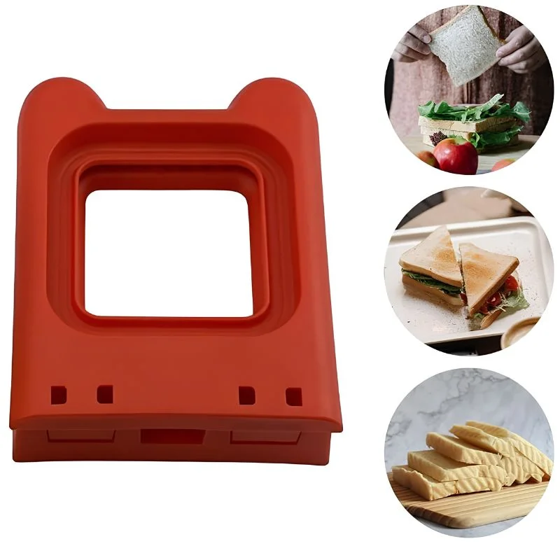 2-in-1 Sandwich Cutter & Sealer | Kids Bread Cutter, Decruster & Uncrustable Sandwich Maker | Random Color - Image 6
