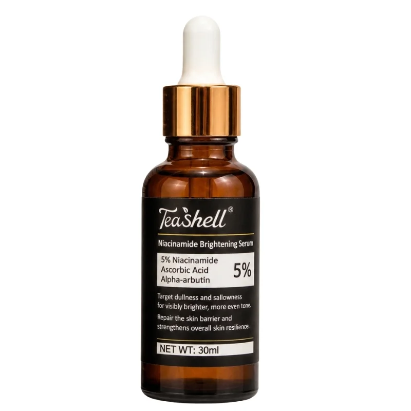 Teashell 5% Niacinamide Brightening Serum | Alpha Arbutin & Ascorbyl Acid | Dark Spot & Acne Mark Care | For All Skin Types | 30ml - Image 2