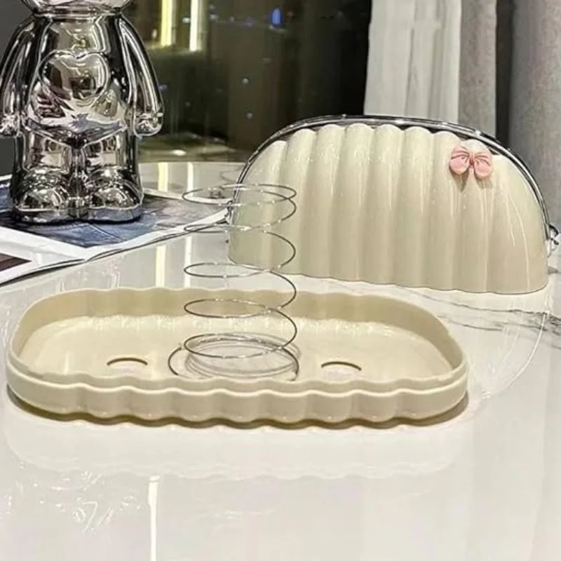 Shell Shape Tissue Box Holder | Elegant Wave Pattern Tissue Dispenser | Decorative Napkin Holder for Home & Office - Image 3
