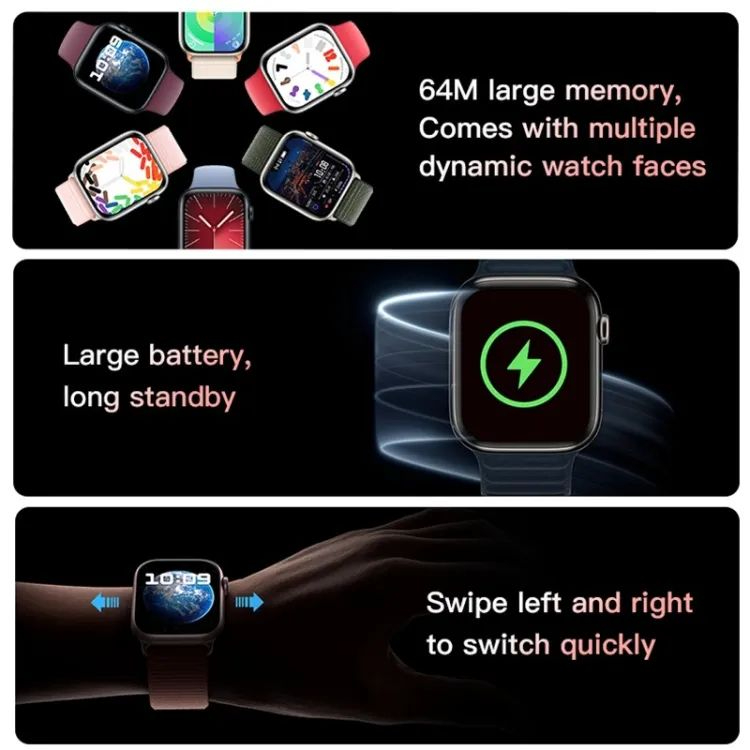 T900 Pro Max Watch Series 9 Smart Watch | 2.09″ IPS HD Big Screen | Bluetooth Calling & Health Monitoring - Image 3