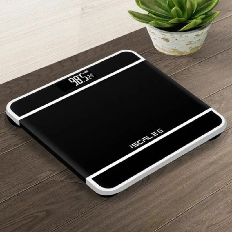 iScale Digital LED Bathroom Weighing Scale | Tempered Glass, Accurate & Automatic Weight Monitor - Image 4