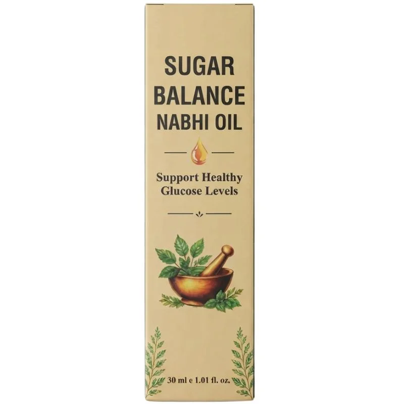 Sugar Balance Nabhi Oil | Herbal Belly Button Massage Oil | Ayurvedic-Inspired Navel Care Oil | 30ml - Image 3