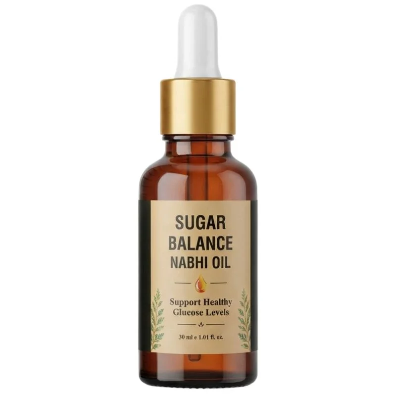 Sugar Balance Nabhi Oil | Herbal Belly Button Massage Oil | Ayurvedic-Inspired Navel Care Oil | 30ml - Image 2